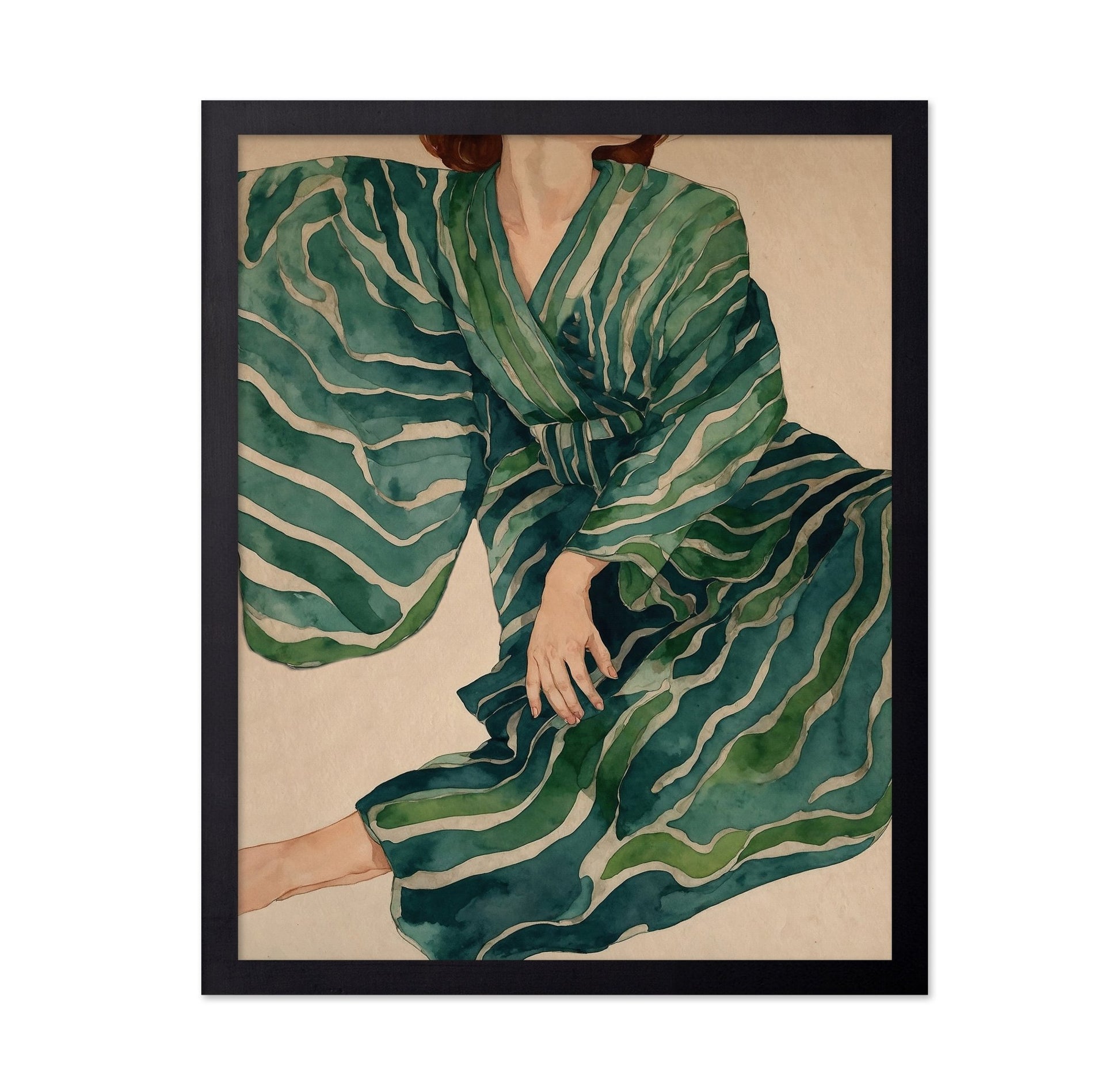 Emerald Flow Dress