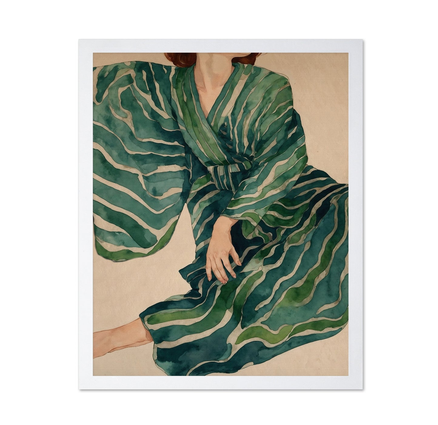 Emerald Flow Dress