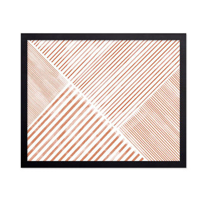 Terracotta Line Grid