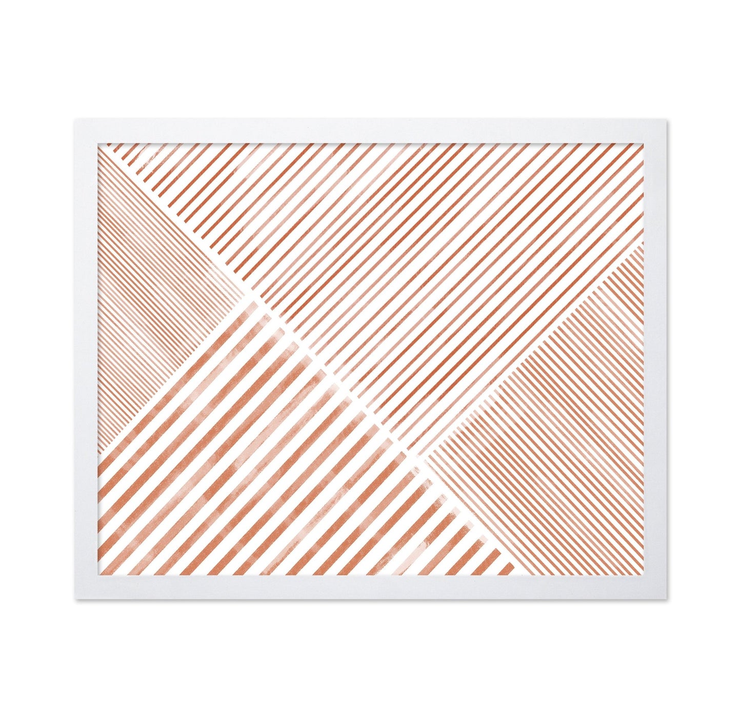 Terracotta Line Grid