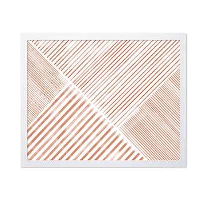 Terracotta Line Grid