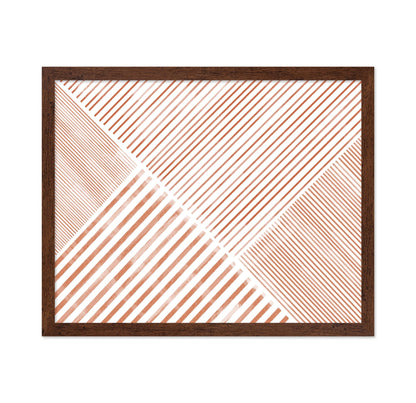 Terracotta Line Grid