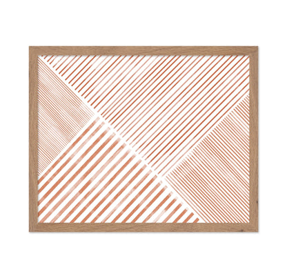 Terracotta Line Grid
