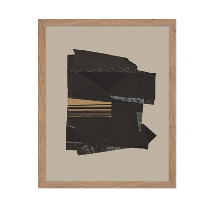 Dark Paper Collage