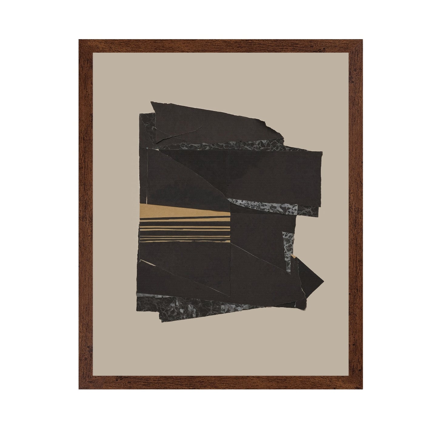 Dark Paper Collage