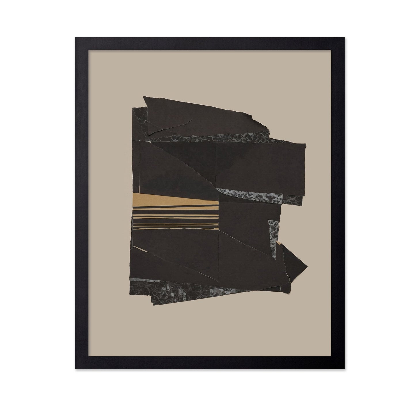 Dark Paper Collage