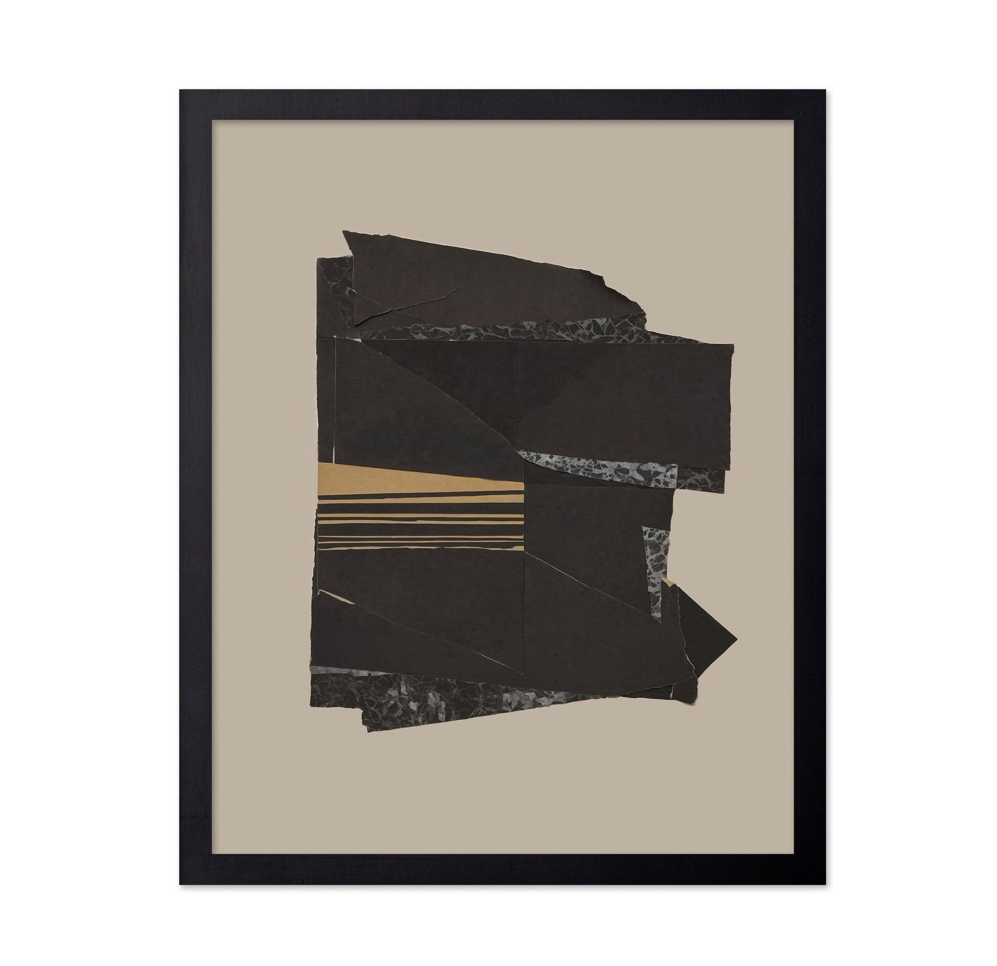 Dark Paper Collage