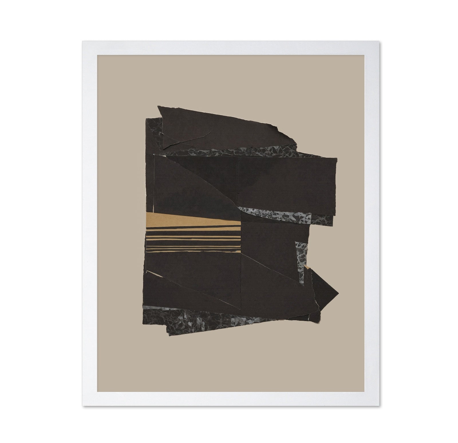 Dark Paper Collage