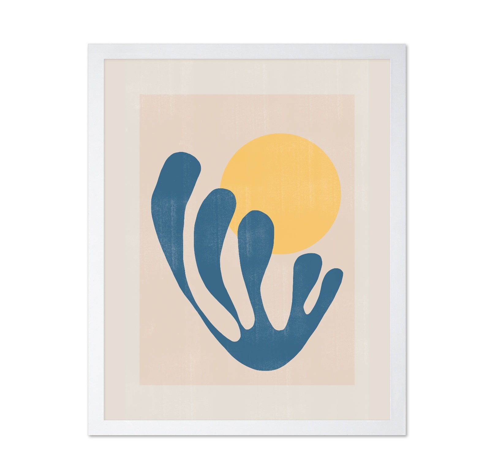 Blue Organic Form Sun