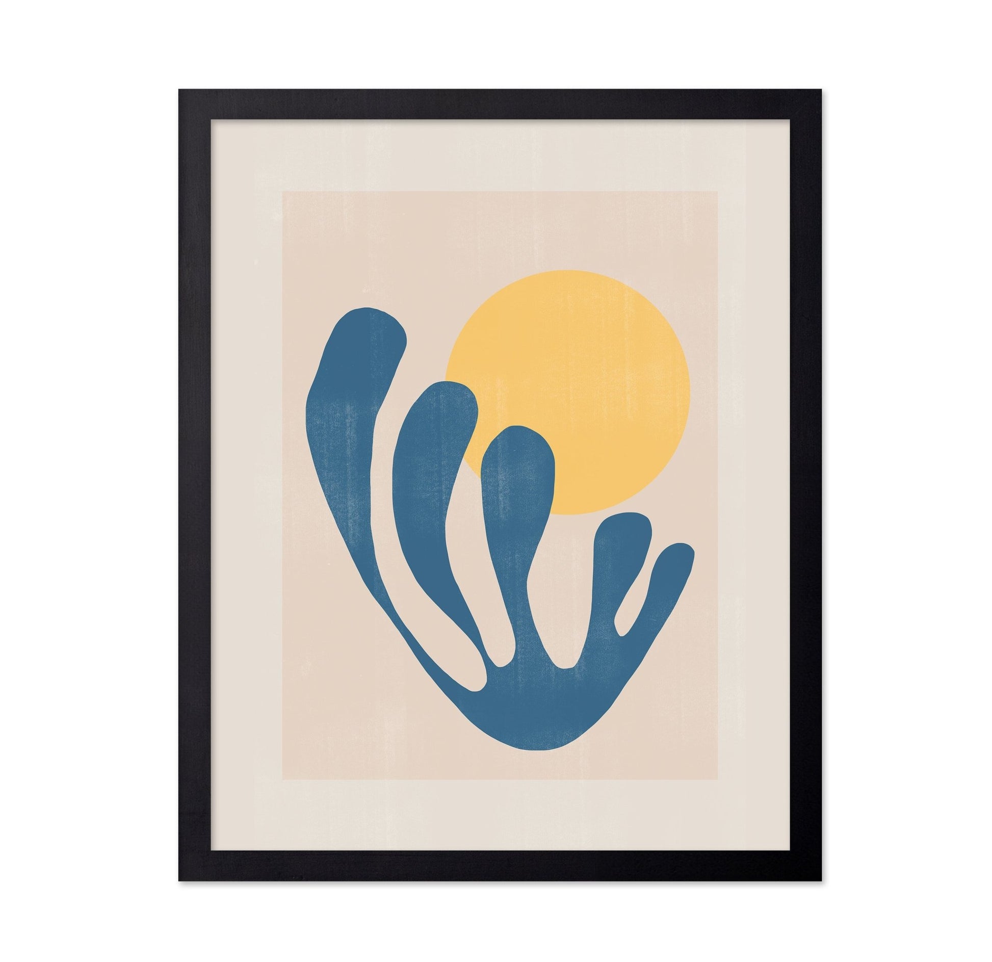 Blue Organic Form Sun