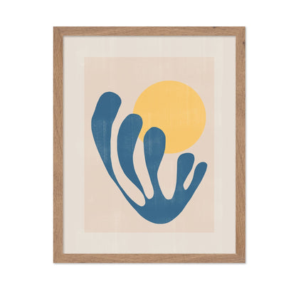 Blue Organic Form Sun