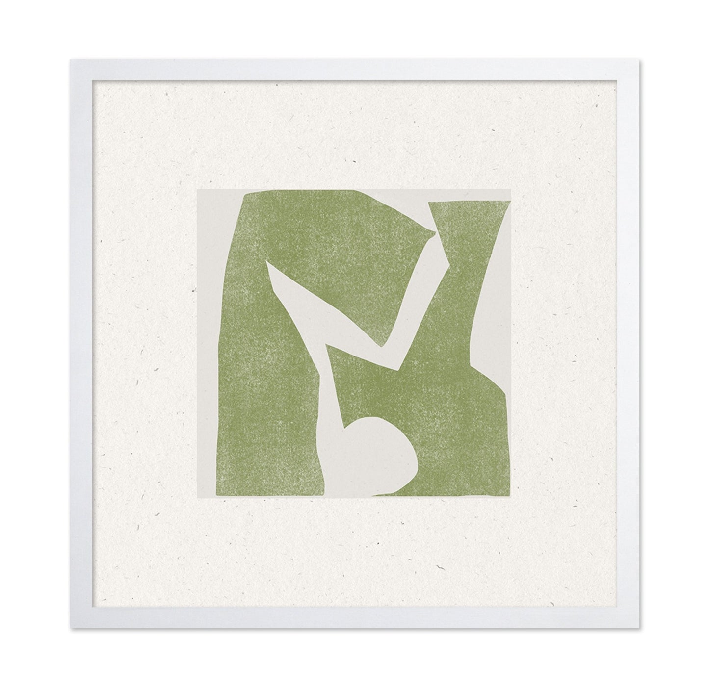 Olive Abstract Cutout