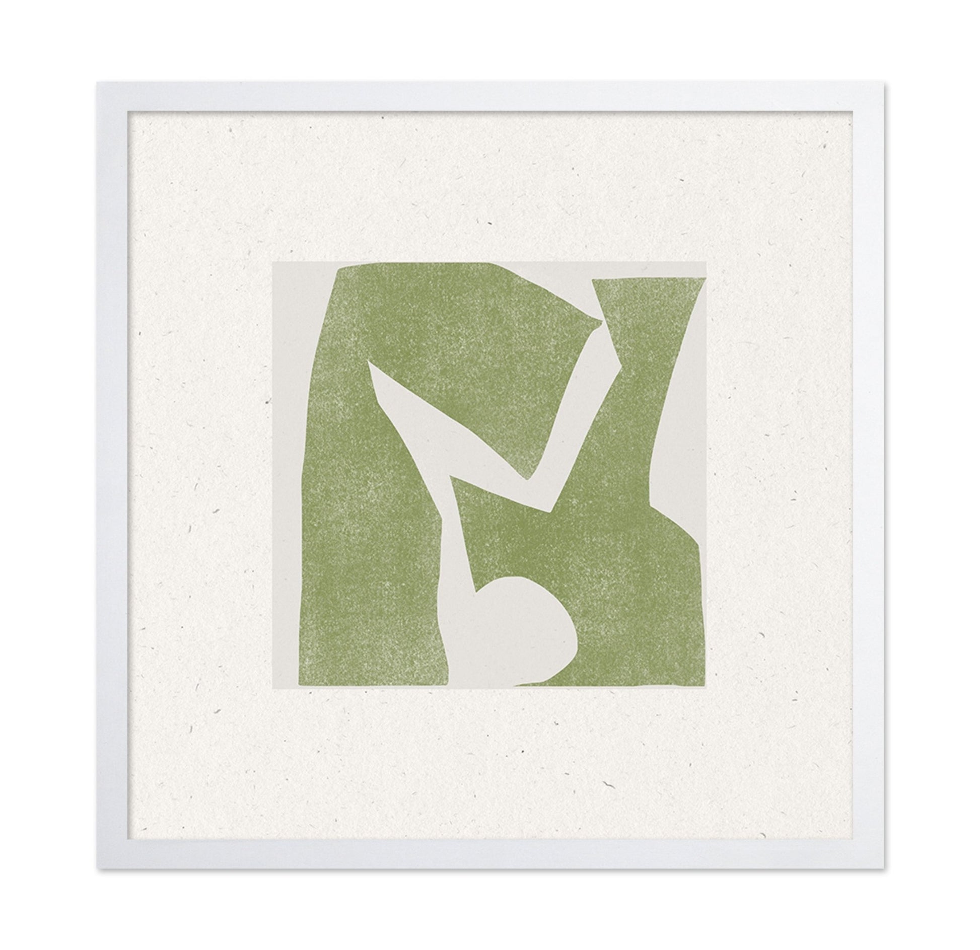 Olive Abstract Cutout