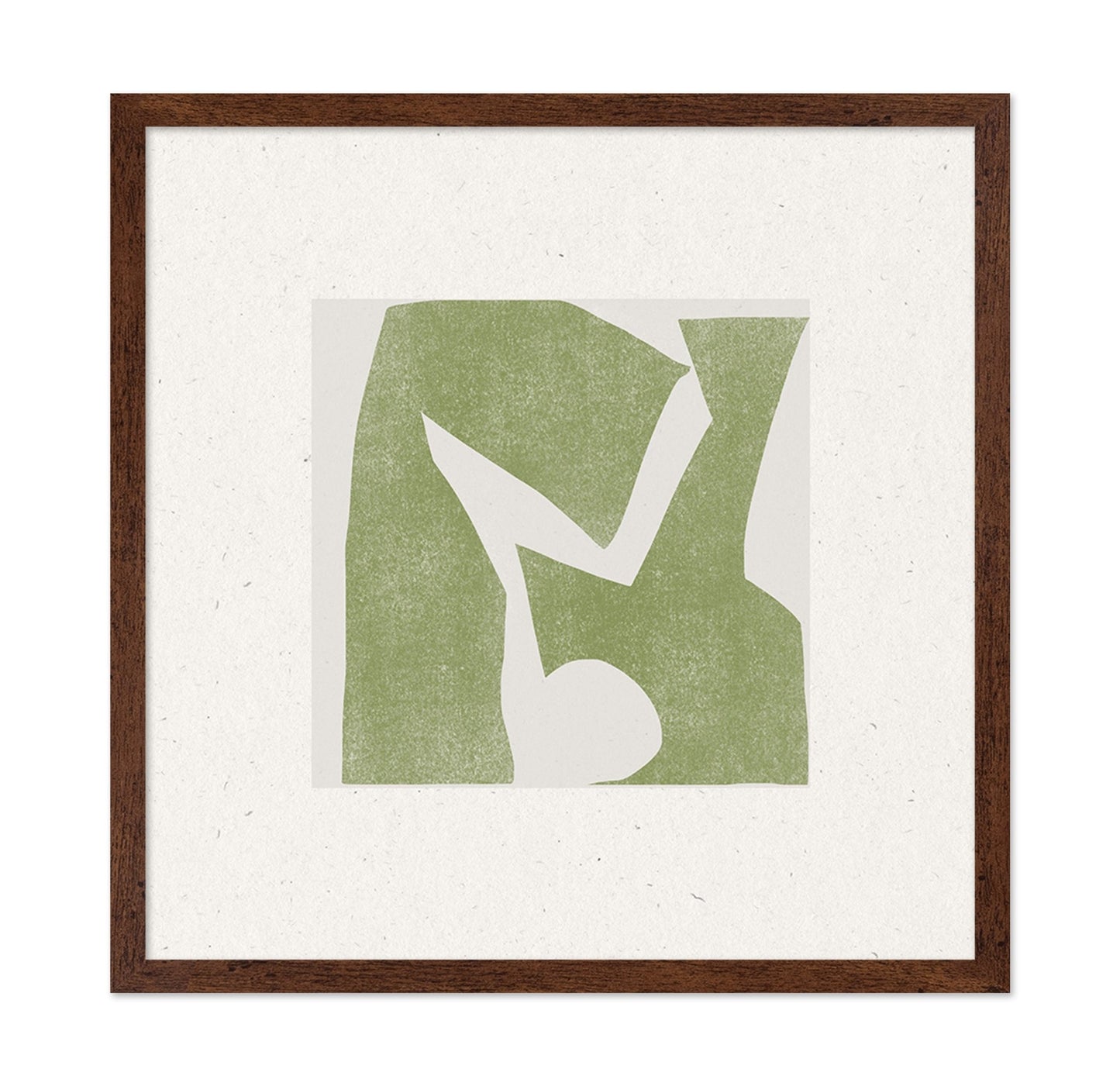 Olive Abstract Cutout