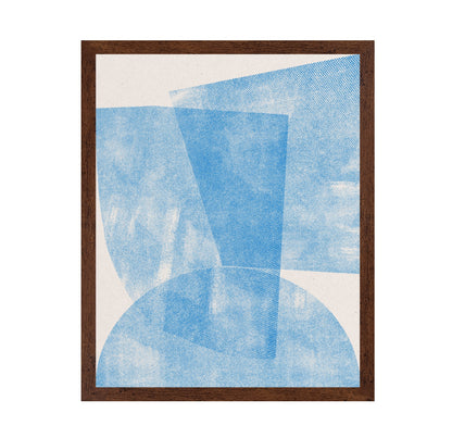 Blue Textured Shapes