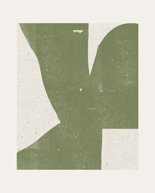 Green Abstract Form