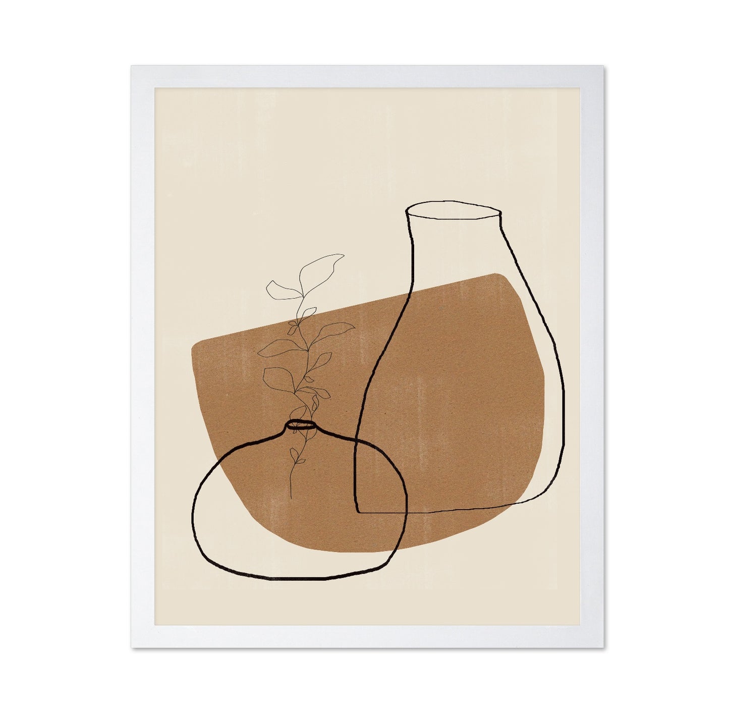 Minimal Vase Line Art