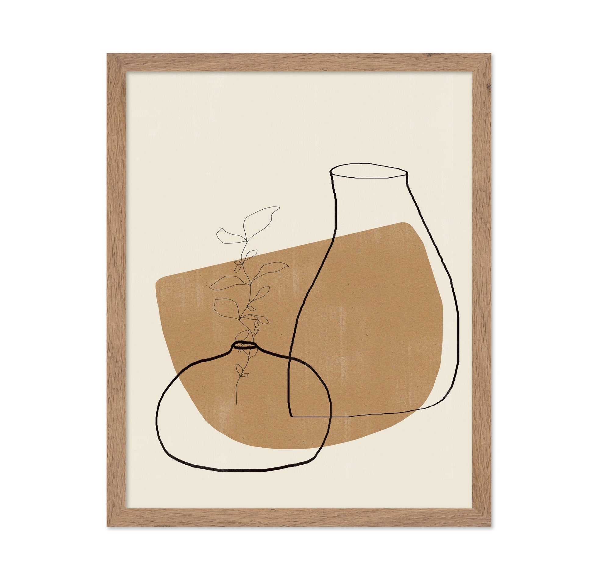Minimal Vase Line Art