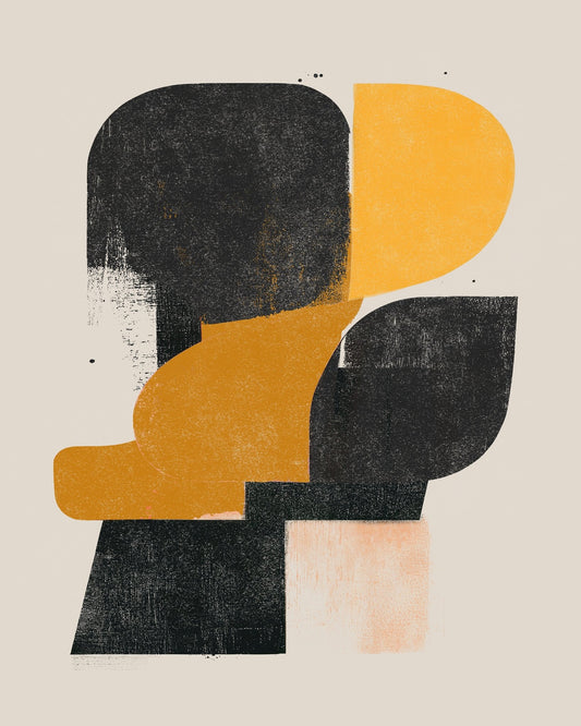 Bold Abstract Layers No1