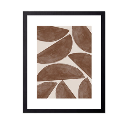 Brown Leaf Abstract