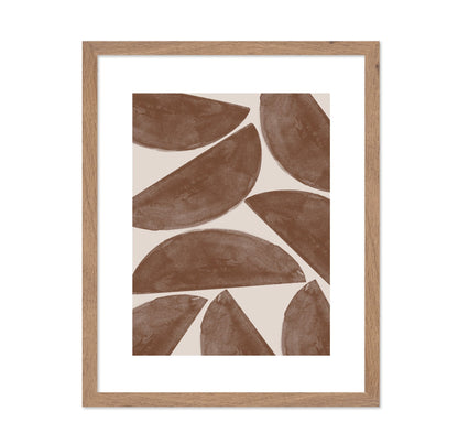 Brown Leaf Abstract