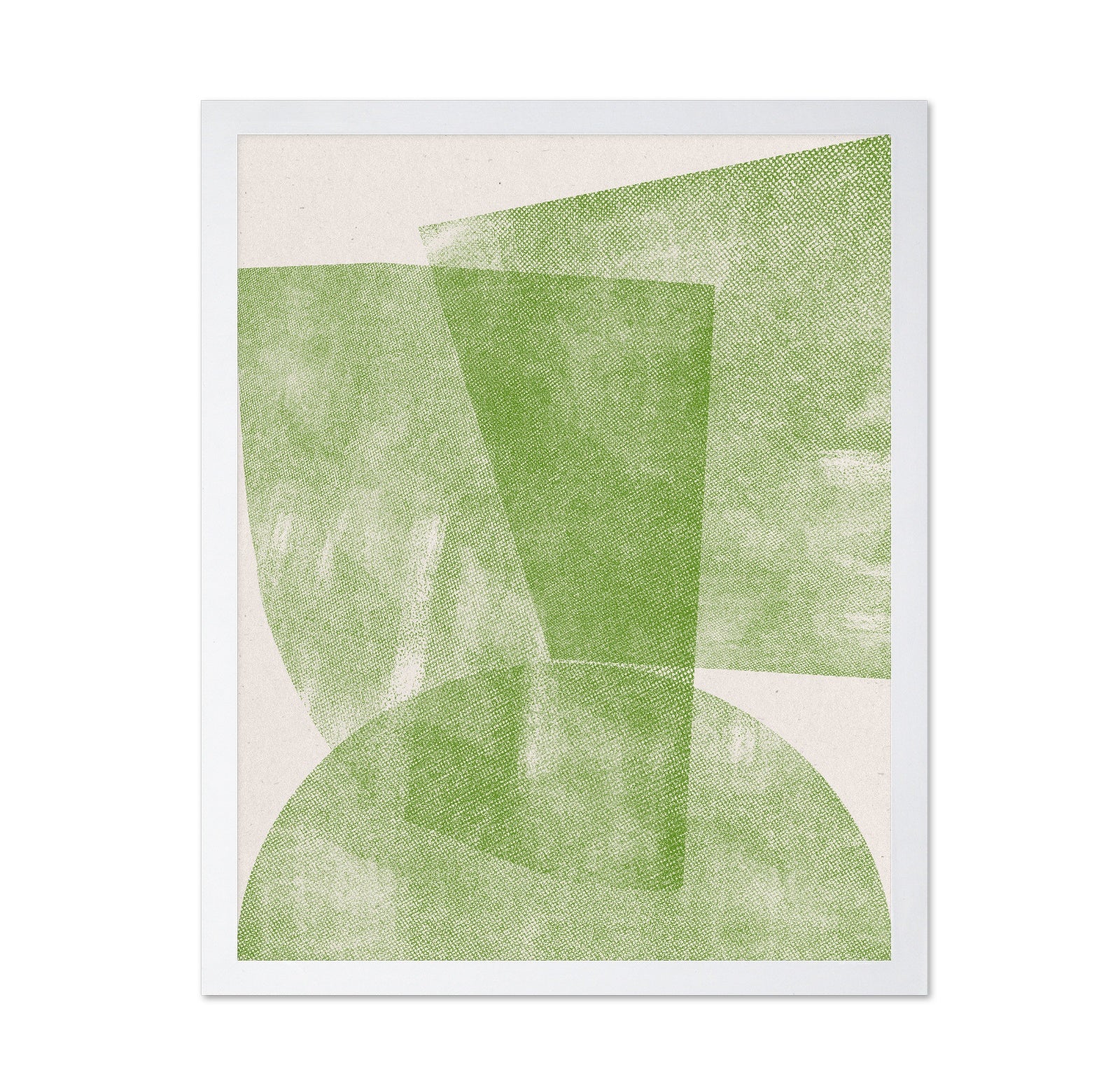 Green Geometric Abstract