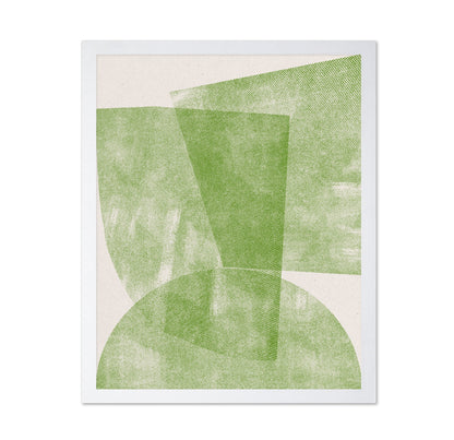 Green Geometric Abstract