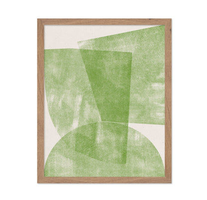 Green Geometric Abstract