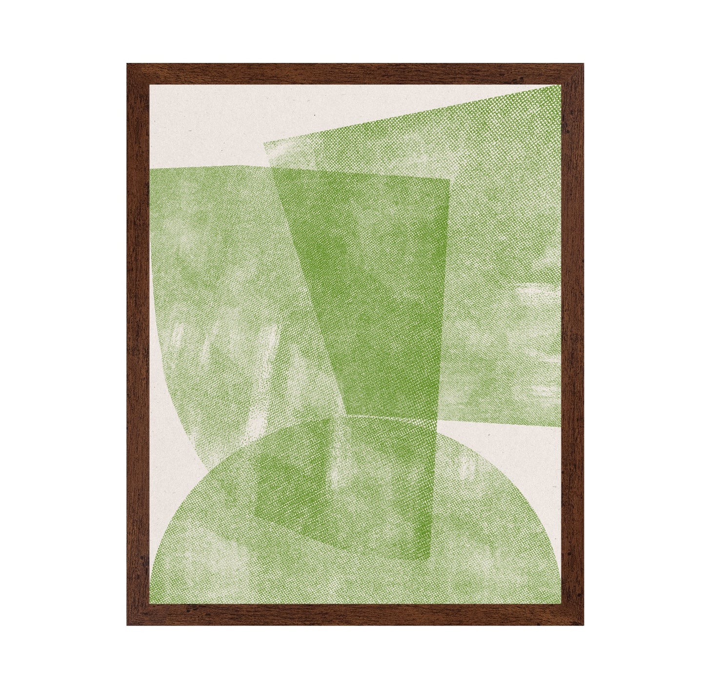 Green Geometric Abstract
