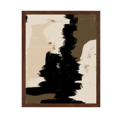 Black Brown Abstract