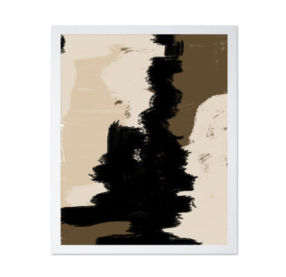 Black Brown Abstract