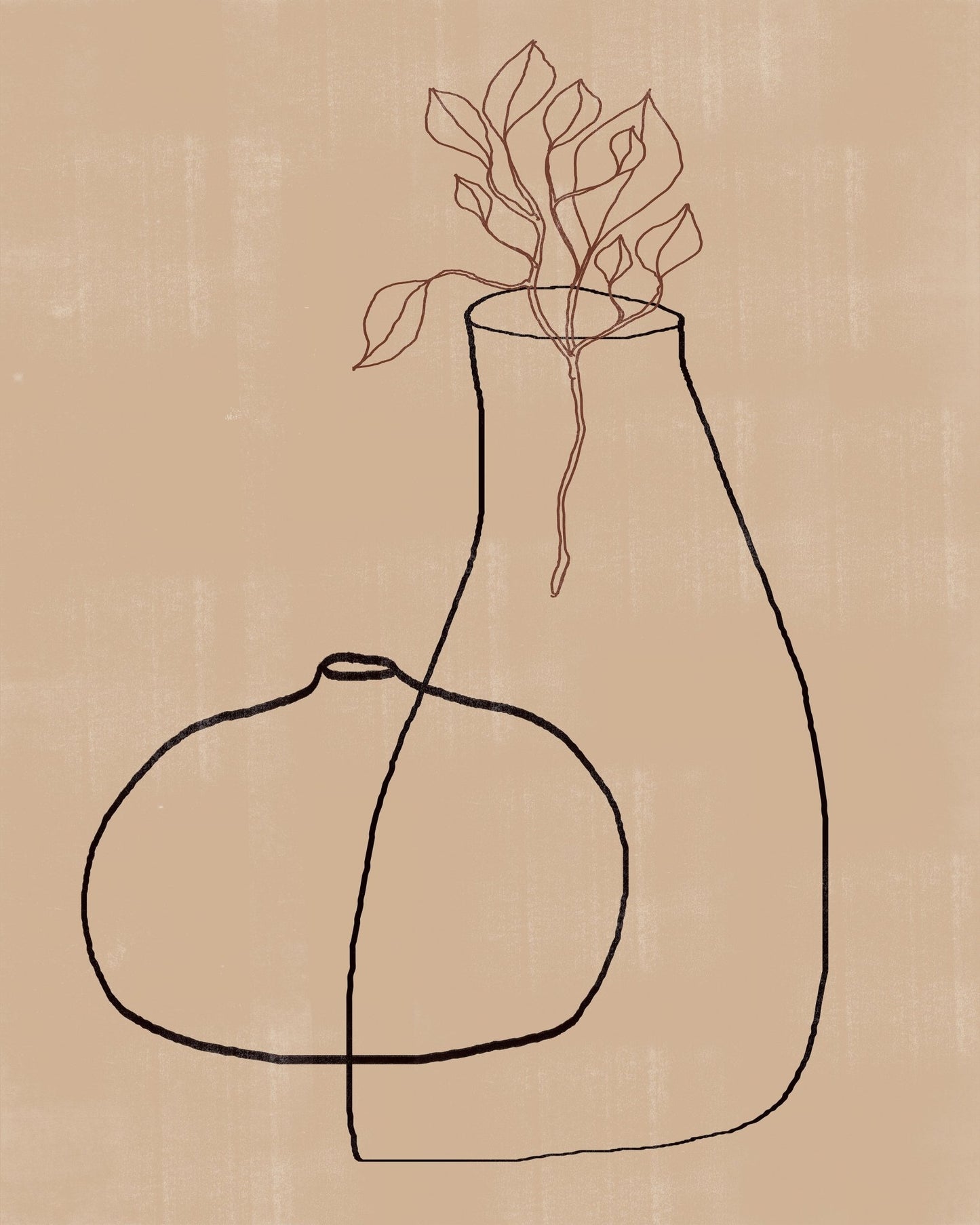 Minimal Vase Line Print