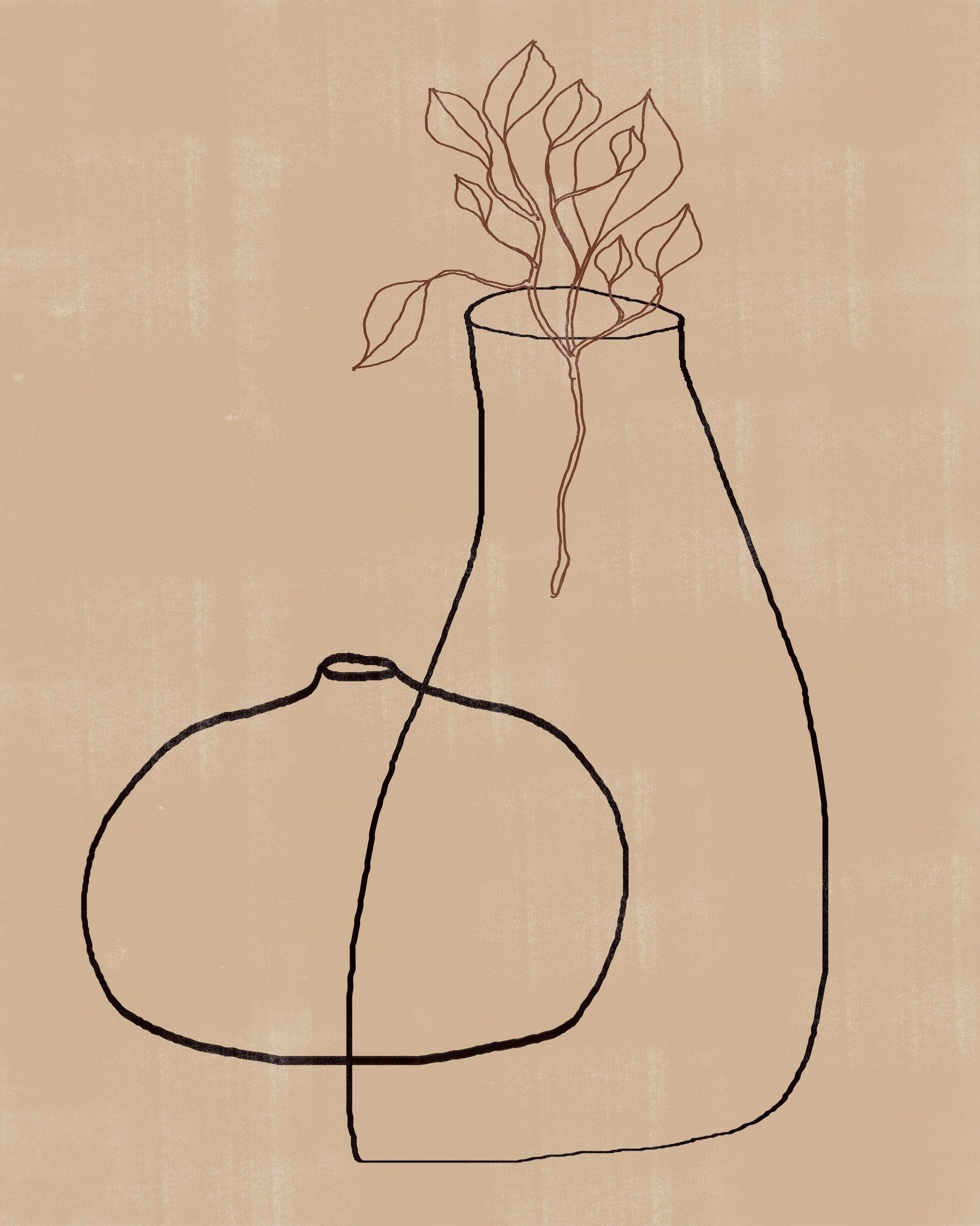 Minimal Vase Line Print