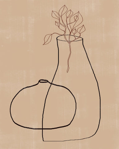Minimal Vase Line Print