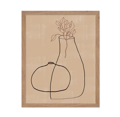 Minimal Vase Line Print