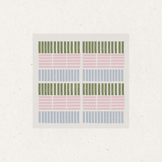 Pastel Stripe Abstract
