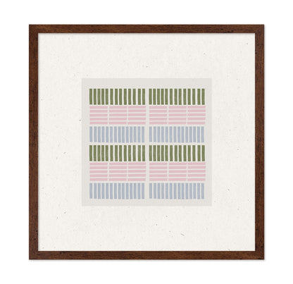 Pastel Stripe Abstract