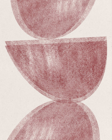 Red Geometric Abstract