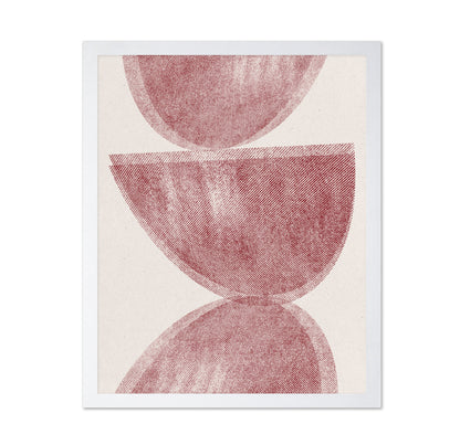 Red Geometric Abstract