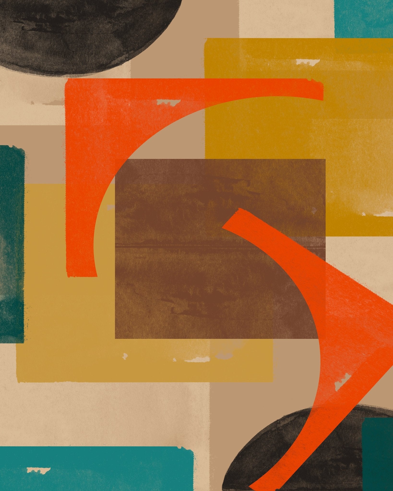 Retro Geometric Abstract