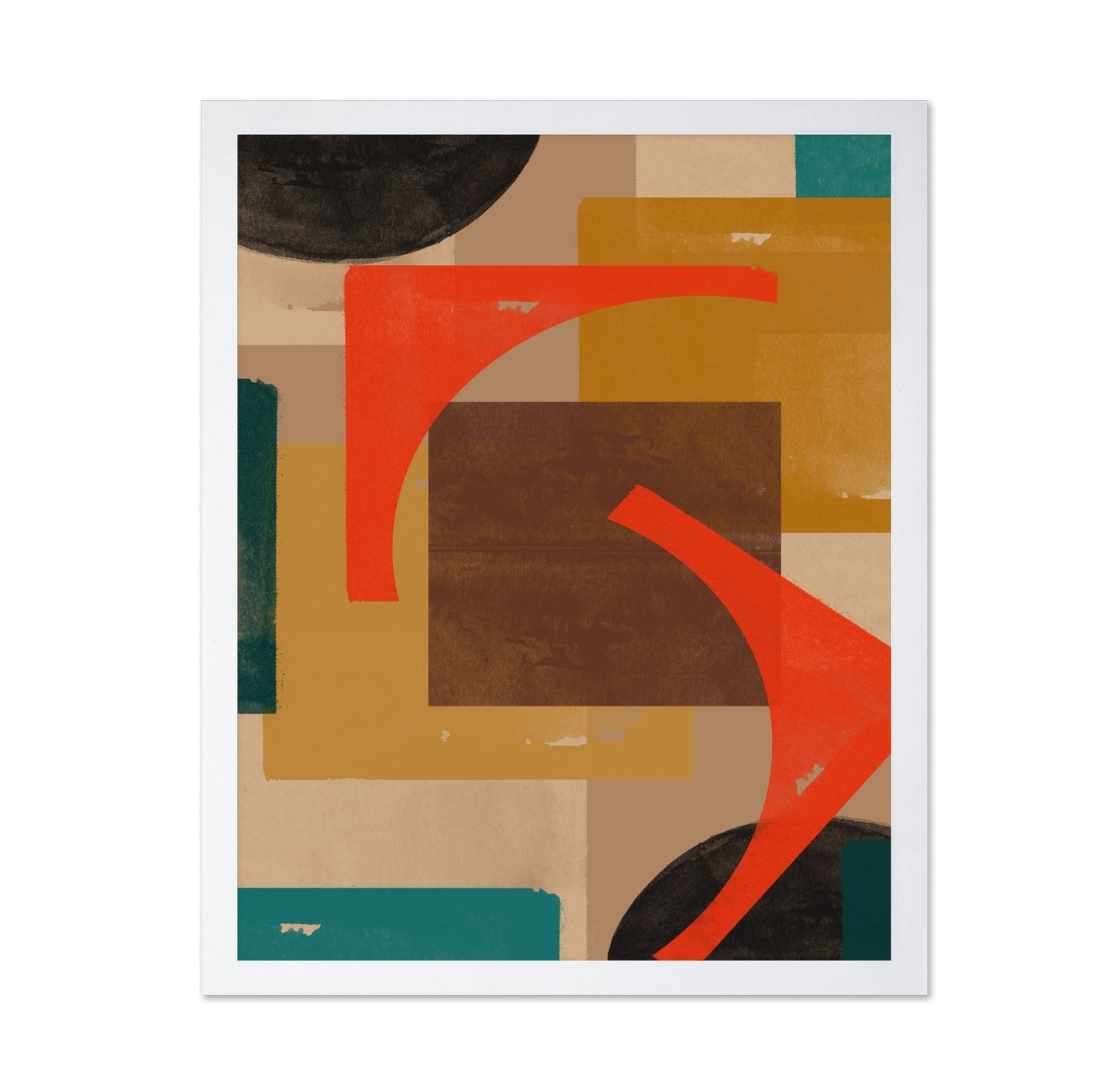 Retro Geometric Abstract