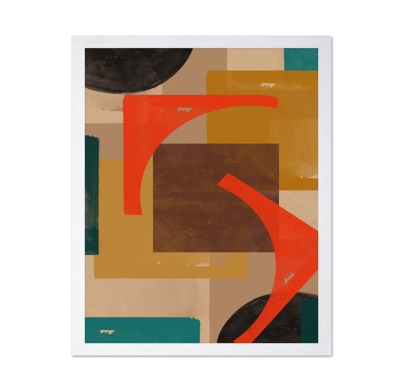 Retro Geometric Abstract