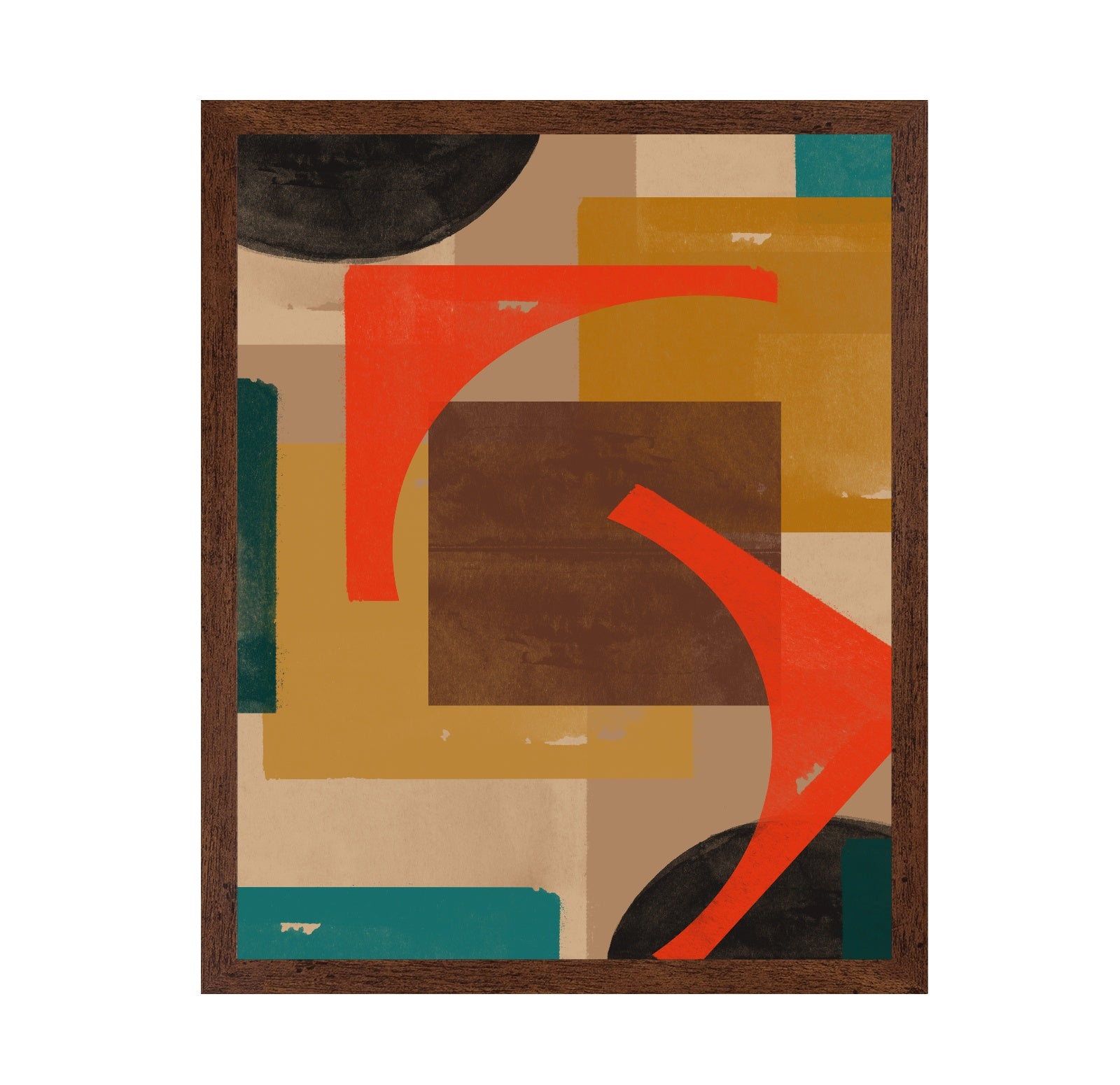 Retro Geometric Abstract