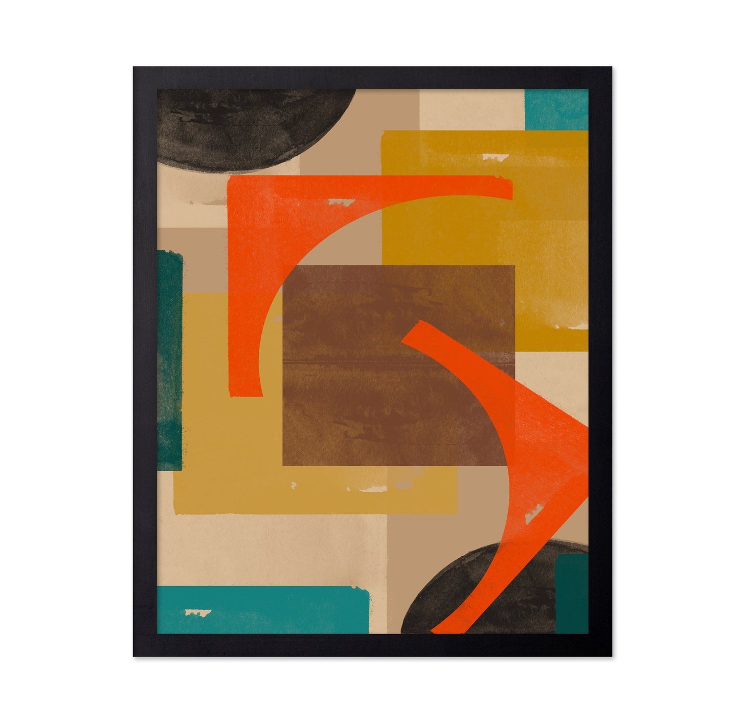 Retro Geometric Abstract