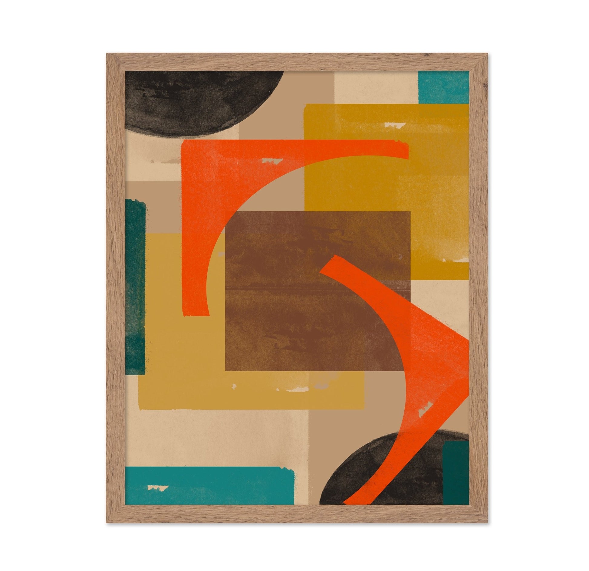 Retro Geometric Abstract