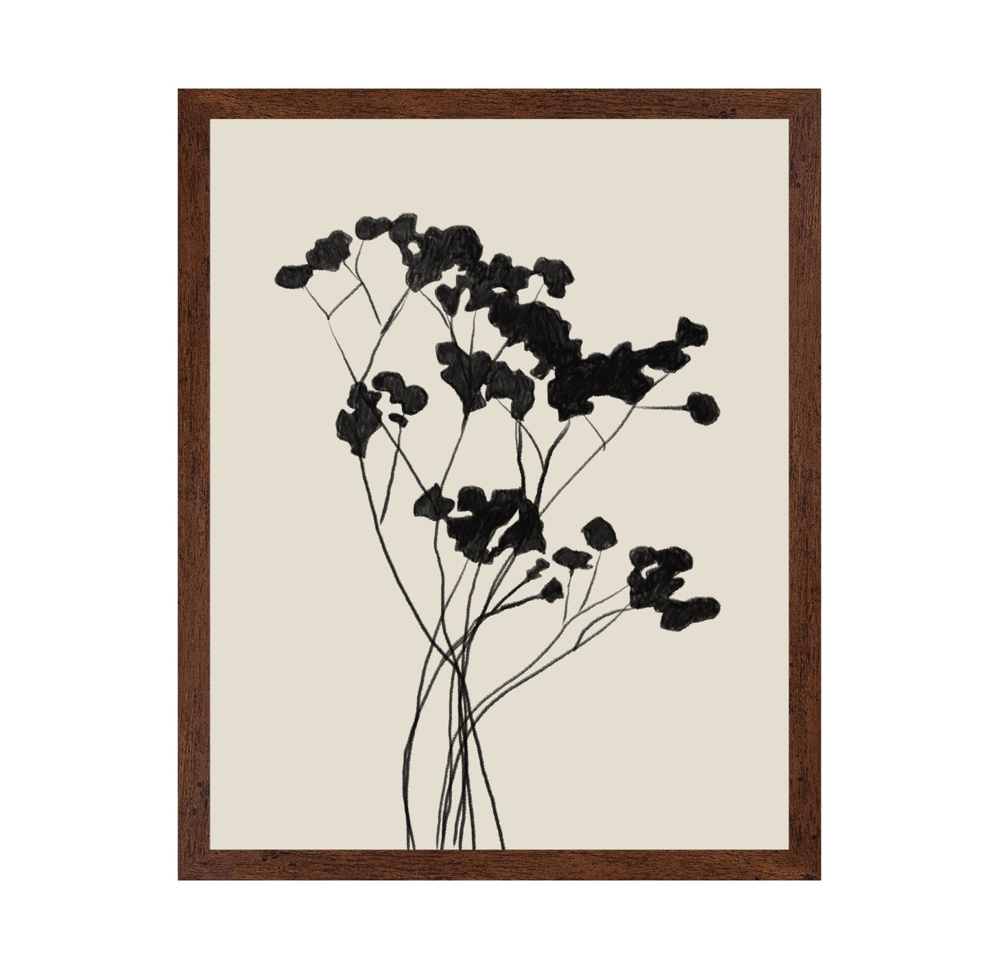 Minimal Floral Silhouette