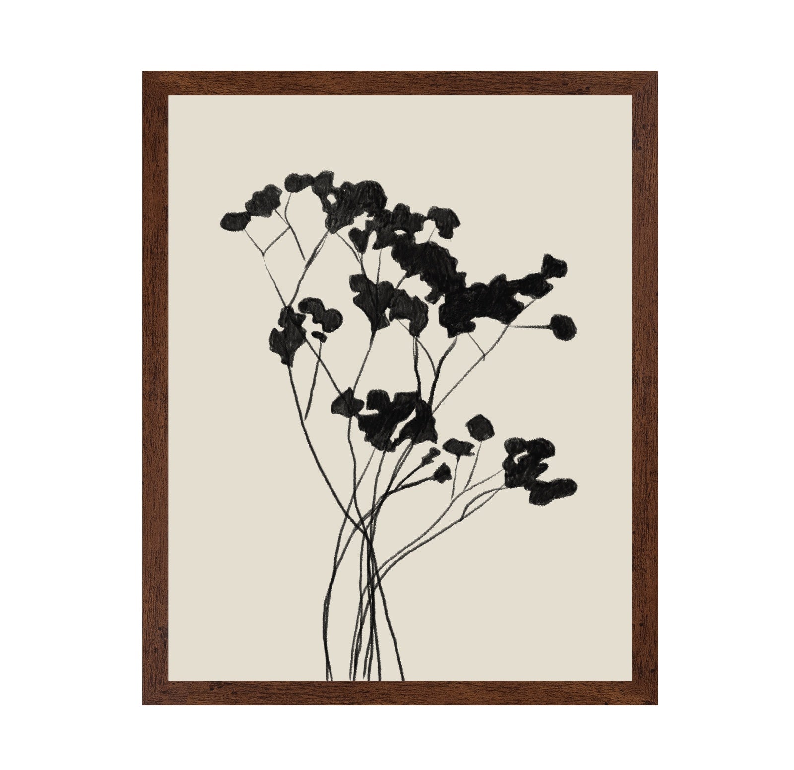 Minimal Floral Silhouette