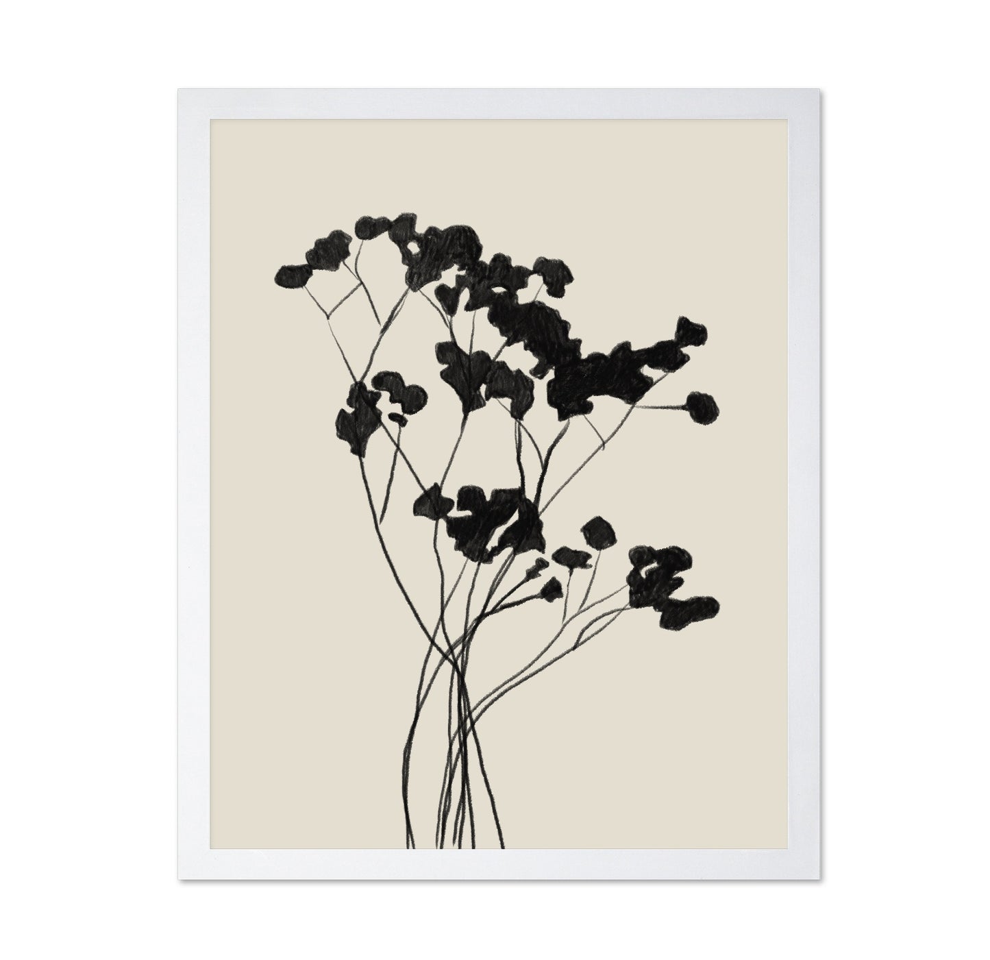 Minimal Floral Silhouette