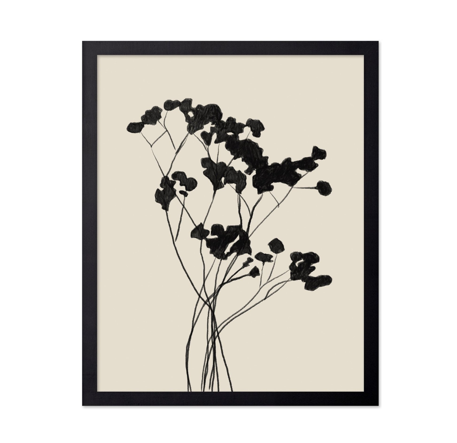 Minimal Floral Silhouette
