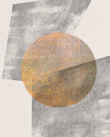 Orange Circle Abstract